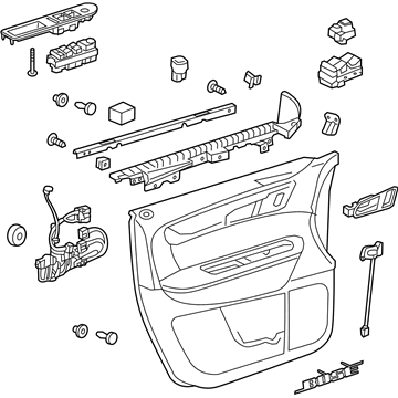 Chevy 22914532 Door Trim Panel
