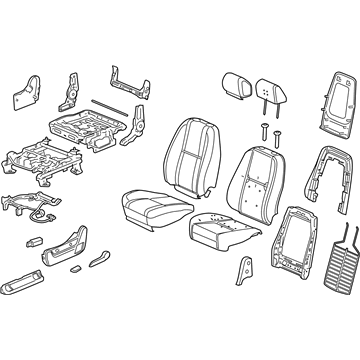 Chevy 25865088 Seat Assembly