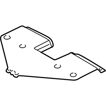 Pontiac 12493737 Overhead Console Bracket