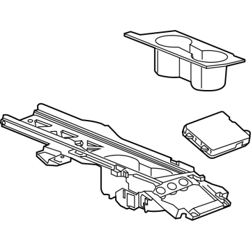 GM 84093672 Holder Assembly, Front Floor Console *Dark Titanium