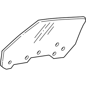 GM 10426522 Window Assembly, Front Side Door <Use 1C5J