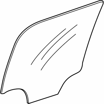 GM 22839371 Window, Rear Side Door (Lh)