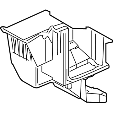 GM 10362452 Case, Auxiliary A/C Evaporator & Blower Upper