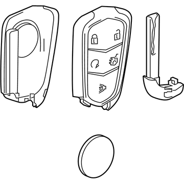 Cadillac 13544042 Transmitter