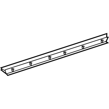 GM 22818759 Sealing Strip Assembly, Rear Side Door Window Inner