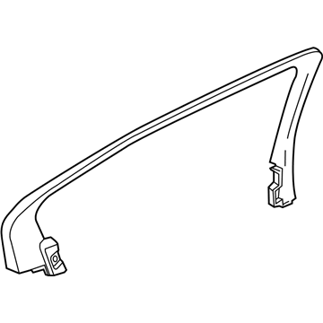 GM 22785438 Molding Assembly, Rear Side Door Window Garnish