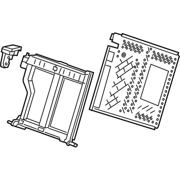 GM 22894735 Frame Assembly, Rear Seat Back