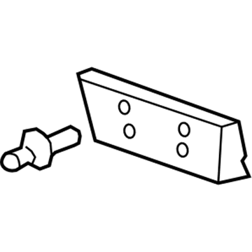 Cadillac 15941065 License Bracket