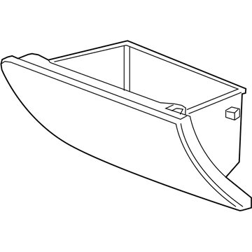 GM 84631580 Door Assembly, I/P Compt *Dark Galvanie