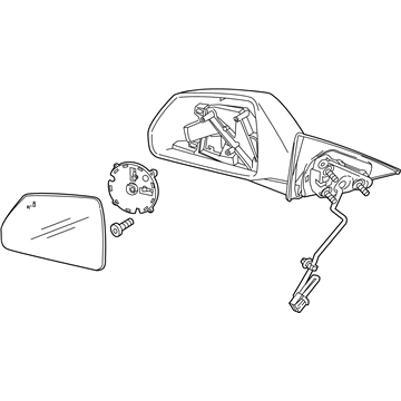 Cadillac 22776963 Mirror Assembly