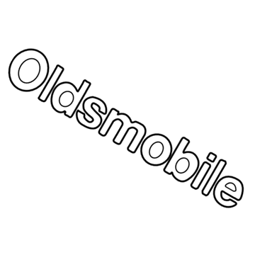 Oldsmobile Silhouette Emblem - 10168153