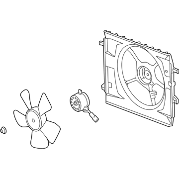 GM 25784660 Fan Assembly, Engine Coolant (W/ Shroud)