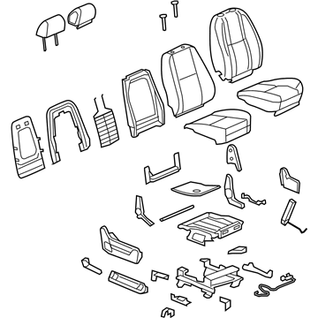 Cadillac 15865124 Seat Assembly