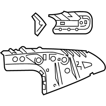 Chevy 23398775 Upper Panel