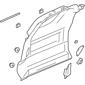 GMC 10360750 Side Trim Panel