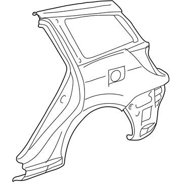 Pontiac 88969706 Quarter Panel