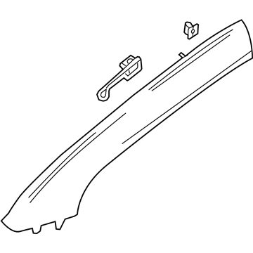 Chevy 84348863 Windshield Pillar Trim