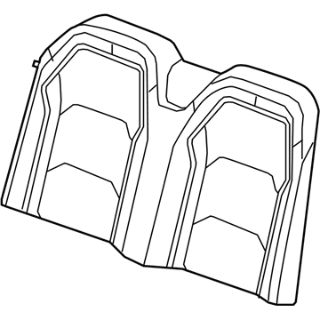 GM 84679923 Cover, R/Seat Bk *White