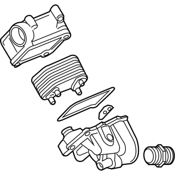 Chevy 12734217 Oil Cooler