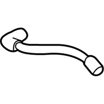 1994 Chevy S10 Blazer Crankcase Breather Hose - 10179240