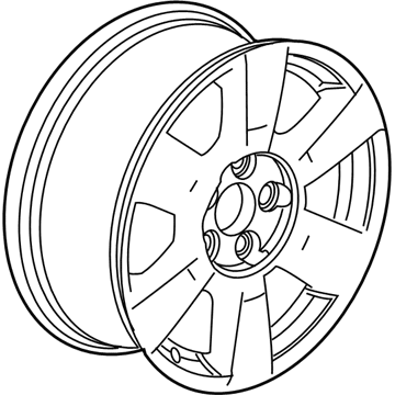 GM 9597710 Wheel Rim,17X7<Use 10B 3441B/3442B/3442D/3442F/4049B>