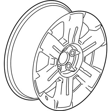 GMC 23404602 Wheel, Alloy