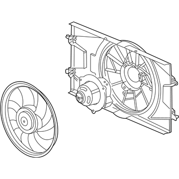 Saturn 15849644 Fan Assembly