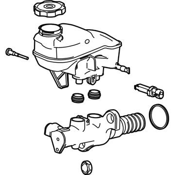 GM 19431944 CYLINDER ASM,BRK MAS