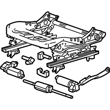 Buick 13506164 Cushion Frame