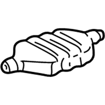 1995 Chevy C3500 Catalytic Converter - 88968527