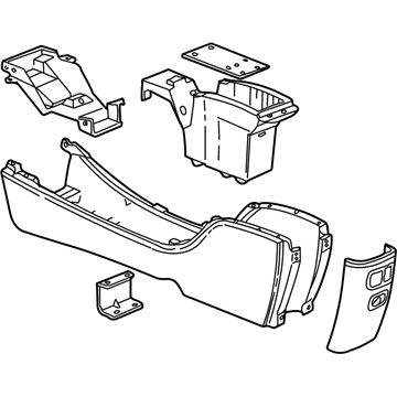 Buick Century Center Console - 10445055