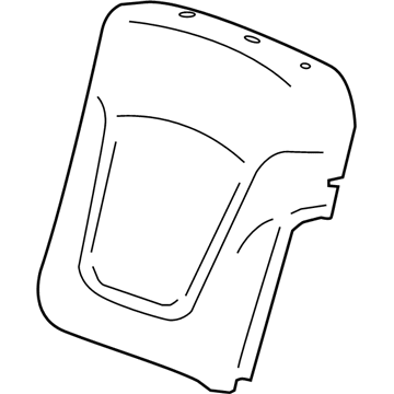 GM 42690311 Cover Assembly, R/Seat Bk *Carribean 3