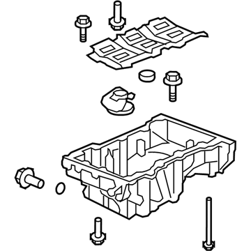 Chevy 12666371 Oil Pan