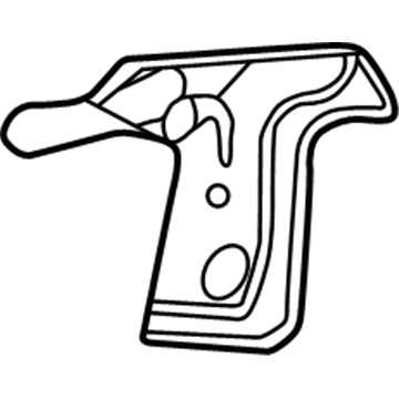 GM 15969884 Pillar, Rear Door Hinge Inner