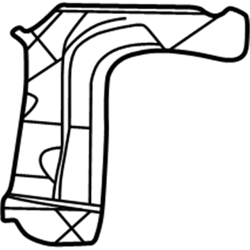 GMC 12380427 Corner Panel Upper Reinforcement