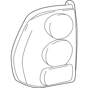 GM 15131580 Lamp Asm,Tail (Buick Ranier)