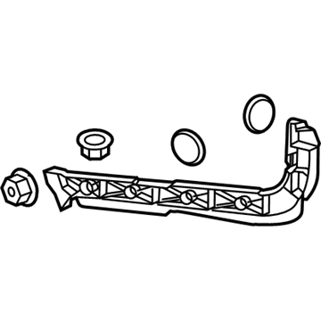 GM 23497131 Guide Assembly, Rear Bumper Fascia