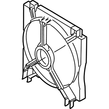 1997 Pontiac Sunfire Fan Shroud - 22647686