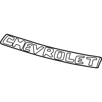 Chevy 12342709 Decal