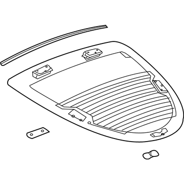 Pontiac 20823455 Lift Glass