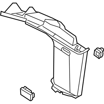 GM 39157357 Molding Assembly, Body Side Rear Window Garnish *Granite Opely