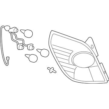 GM 96830931 Lamp Assembly, Tail