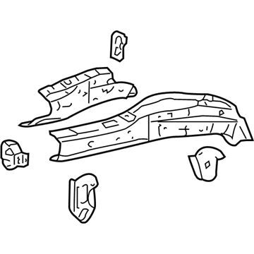 GM 88972288 Rail,Front Compartment Front Inner Side