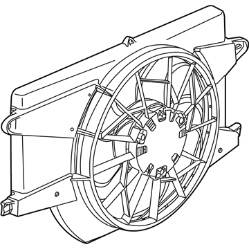 2002 Saturn Vue Fan Shroud - 22674667