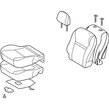 GM 19185009 Seat,Pass(W/Belt) *Gray