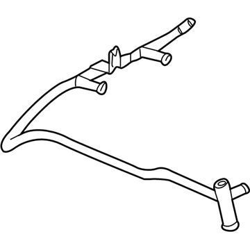 GM 24507875 Thermostat Bypass Pipe Assembly