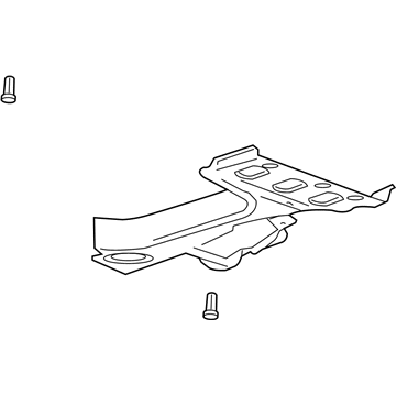 2013 Chevy Malibu Underbody Splash Shield - 23258347