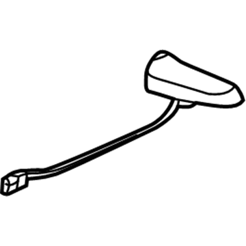 GM 20870347 Base Assembly, Radio Antenna