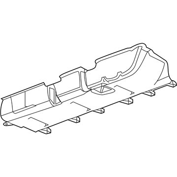 GM 84587574 Deflector Assembly, U/B Rr Air