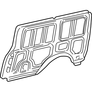 GM 12544651 PANEL, Fuel Door & Body Side